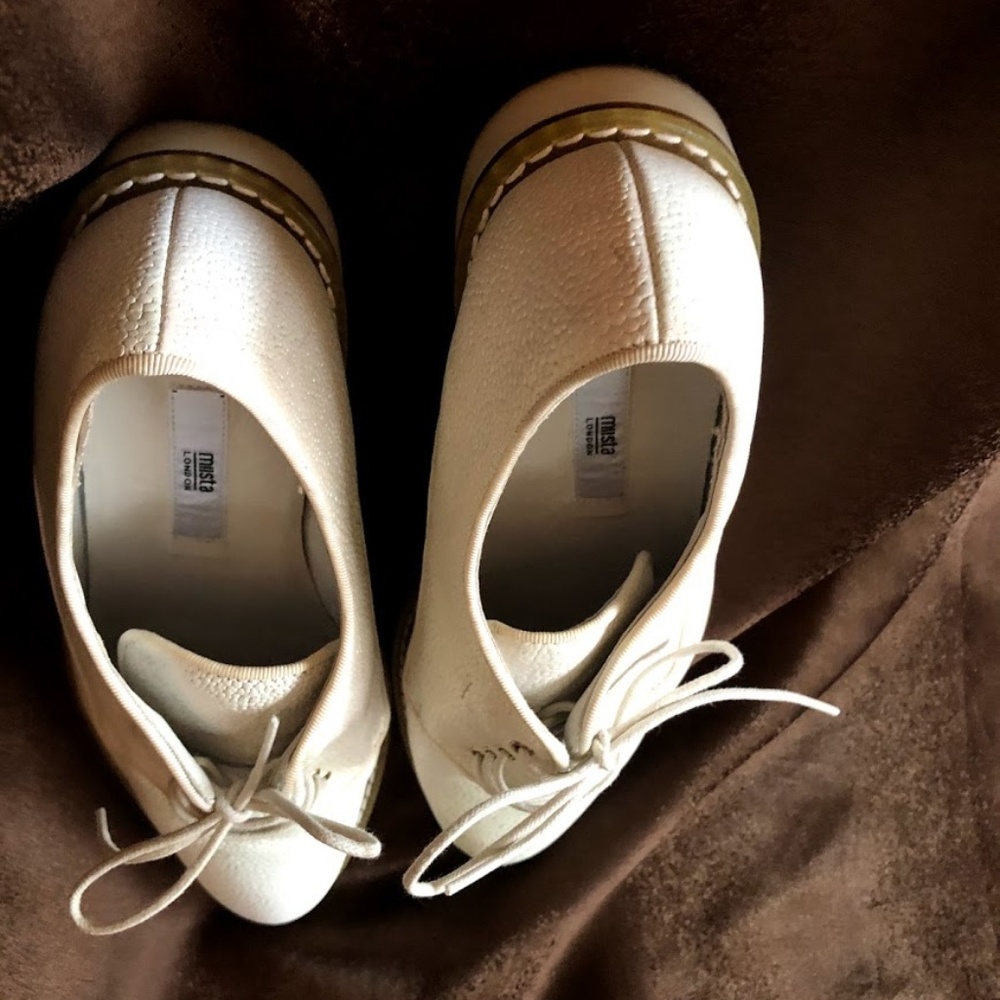Anthro Miista Zoe Stingray Iridescent Oxford Shoes - Picture 7 of 8